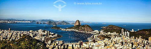  Subject: Botafogo Bay and Sugar Loaf seen from Mirante Dona Marta (Dona Marta observatory) / Place: Rio de Janeiro city - Rio de Janeiro state (RJ) - Brazil / Date: 08/2012 