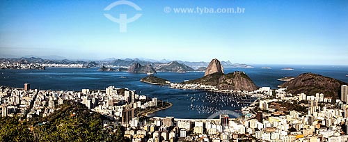  Subject: Botafogo Bay and Sugar Loaf seen from Mirante Dona Marta (Dona Marta observatory) / Place: Rio de Janeiro city - Rio de Janeiro state (RJ) - Brazil / Date: 08/2012 