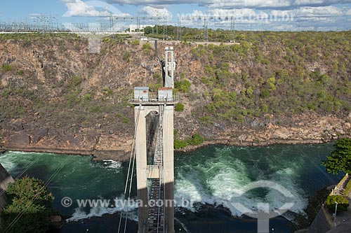  Subject: Bridge over the Sao Francisco river in Complex Hydroelectric Paulo Afonso  / Place: Paulo Afonso city - Bahia state (BA) - Brazil / Date: 06/2012 
