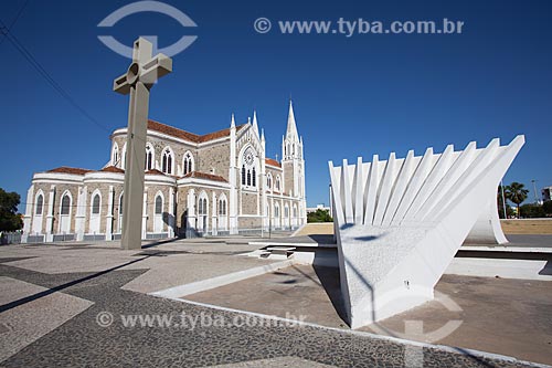  Subject: Church Sagrado Coração de Jesus (Cathedral of Petrolina) in the square Dom Malan / Place: Petrolina city - Pernambuco state (PE) - Brazil / Date: 06/2012 