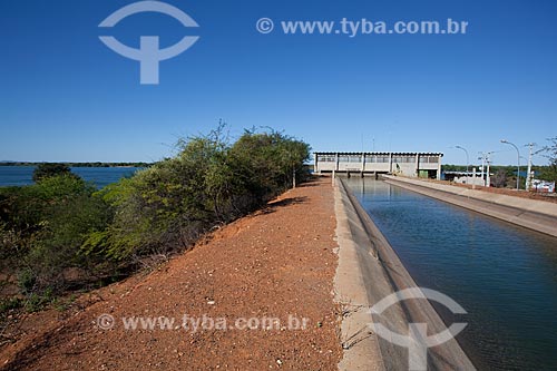  Main Irrigation channel of the Pontal Project which intends lead water the São Francisco River to agricultural areas dried the state of Pernambuco - in the region called Depression the São Francisco River located to the north of Petrolina   - Petrolina city - Pernambuco state (PE) - Brazil