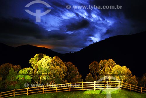 Subject: Night landscape / Place: Itamonte city - Minas Gerais state (MG) - Brazil / Date: 01/2009 
