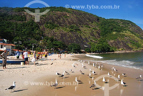  Subject: Fishermen colony on Itaipu Beach / Place: Niteroi city - Rio de Janeiro state (RJ) - Brazil / Date: 05/2010 