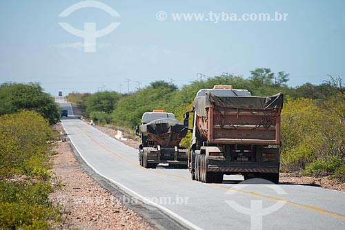  Subject: Highway in the stretch between Belem de Sao Francisco and the district of Ibo / Place: Belem de Sao Francisco - Pernambuco (PE) - Brazil / Date: 08/2012 