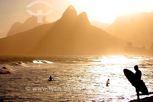  Subject: Sunset on Arpoador Beach / Place: Ipanema neighborhood - Rio de Janeiro state (RJ) - Brazil / Date: 09/2009 