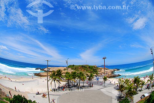  Subject: Boardwalk between Diabo Beach (Devil Beach) to the left and Arpoador Beach to the right / Place: Ipanema neighborhood - Rio de Janeiro state (RJ) - Brazil / Date: 10/2008 