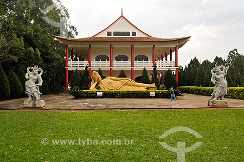  Subject: Buddhist Temple with Buddha Shakyamuni in the center / Place: Foz do Iguacu city - Parana state (PR) - Brazil / Date: 07/2012 