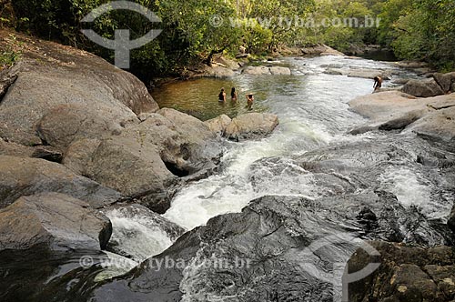  Subject: Meia Lua waterfall - Santa Maria River / Place: Pirenopolis city - Goias state (GO) - Brazil / Date: 05/2012 