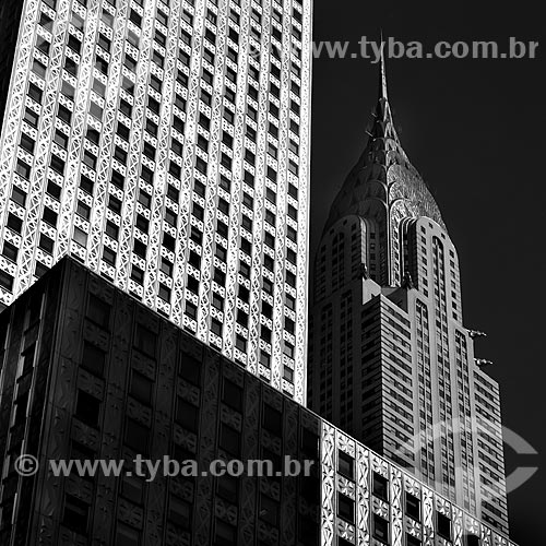  Subject: Buildings of New York - Chrysler Building to the right / Place: New York city - United States of America - USA / Date: 08/2010 