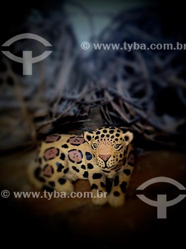  Subject: Jaguar - decorative element - photo taken with IPhone / Place: Mairipora city - Sao Paulo state (SP) - Brazil / Date: 09/2012 