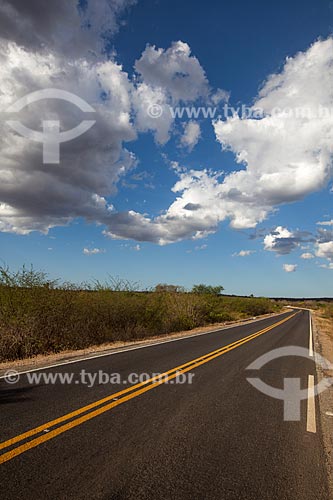  Subject: Highway CE-060 stretch between Daniel de Queiroz district and Quixada / Place: Daniel de Queiroz district - Quixada citty - Ceara state (CE) - Brazil / Date: 11/2012 