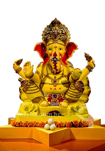 Subject: Figure of the God Ganesha in Hinduism - India exhibition at Centro Cultural Banco do Brasil (CCBB) / Place: Rio de Janeiro city - Rio de Janeiro state (RJ) - Brazil / Date: 11/2011 