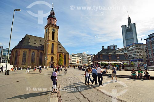  Subject: Santa Catarina Church - built in 1681, destroyed in World War II and rebuilt in 1954 / Place: Frankfurt city - Germany - Europe / Date: 08/2012 