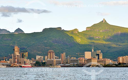  Subject: Port of Port Louis - capital and largest city of the Republic of Mauritius / Place: Port Louis city - Republic of Mauritius - Africa / Date: 05/2012 