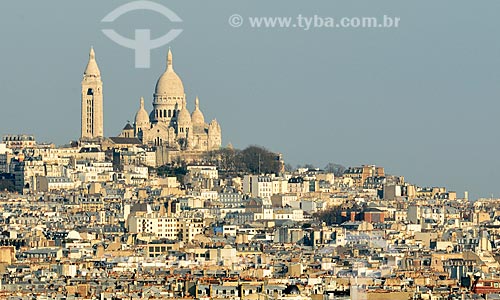  Subject: Basilica of the Sacred Heart (1914) / Place: Monte Martre neighborhood - Paris - France - Europe / Date: 02/2012 