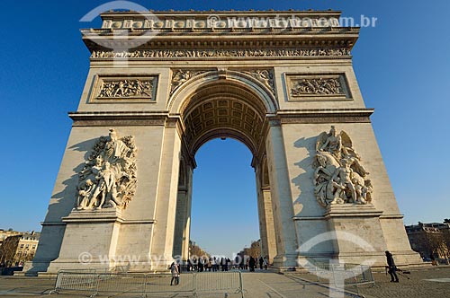  Subject: Triumphal Arche (1836) / Place: Paris - France - Europe / Date: 02/2012 