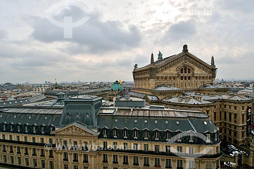  Subject: Buildings of Paris with th Palais Garnier (1875) in the background / Place: Paris - France - Europe / Date: 02/2012 