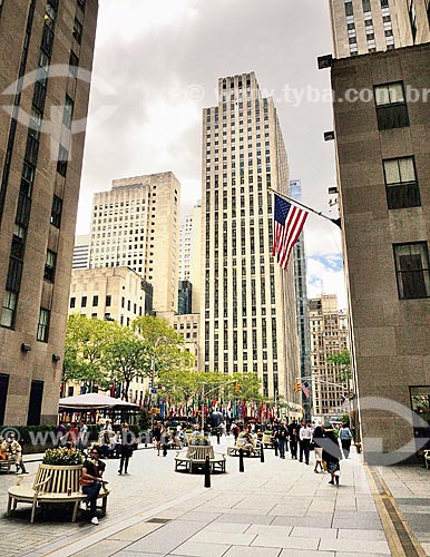  Subject: Buildings of Rockefeller Plaza / Place: Manhattan - New York - United States of America - North America / Date: 09/2010 