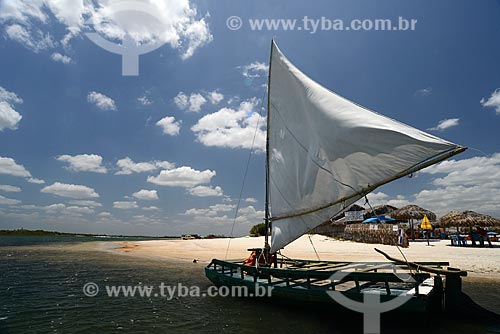  Subject: Raft on Blue Lagoon (Lagoa Azul)  / Place: Jijoca de Jericoacoara city - Ceara state  (CE) - Brazil / Date: 09/2012 
