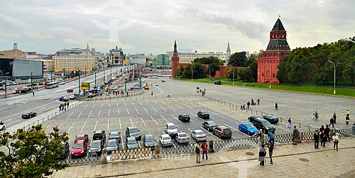  Subject: View of Red Square with the Bolshoy Moskvoretsky Bridge to the left / Place: Moscow city - Russia - Europe / Date: 09/2010 