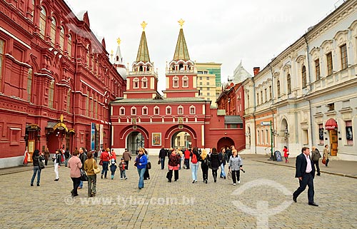  Subject: Resurrection Gates - also known as Iberian Gates (1680) / Place: Moscow city - Russia - Europe / Date: 09/2010 
