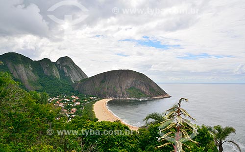  Subject: View of Itacoatiara Beach with the Costao (Costao Hill) in the background / Place: Niteroi city - Rio de Janeiro state (RJ) - Brazil / Date: 12/2010 