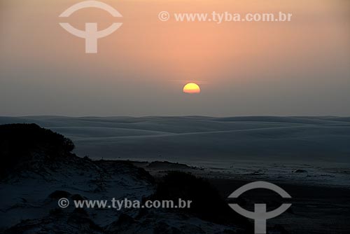  Subject: Sunset in Lencois Maranhenses National Park / Place: Barreirinhas city - Maranhao state (MA) - Brazil / Date: 10/2012 