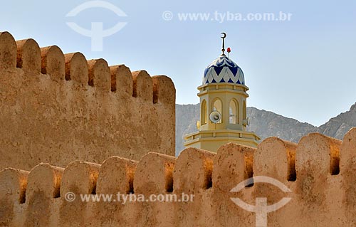  Subject: Minaret Mosque in Khasab / Place: Khasab District - Musandam city - Oman - Asia / Date: 02/2011 