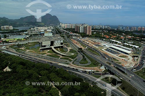  Subject: View of Bosque da Barra, Music City and terminal BRT (Bus Rapid Transit) on the right / Place: Barra da Tijuca neighborhood - Rio de Janeiro city (RJ ) - Brazil / Date: 01/12 