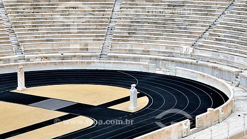  Subject: Panathinaikos Stadium (1896) - where were played the first Olympic Games of the modern era / Place: Athens city - Greece - Europe / Date: 04/2011 