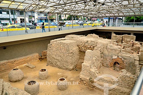  Subject: Ruins of Termas in Archaeological Site of Olympia / Place: Athens city - Greece - Europe / Date: 04/2011 