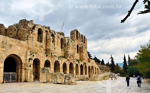  Subject: Odeon of Herod Atticus / Place: Athens city - Greece - Europe / Date: 04/2011 