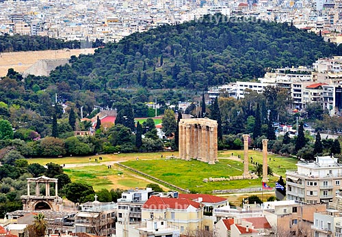  Subject: Temple of Olympian Zeus / Place: Athens city - Greece - Europe / Date: 04/2011 