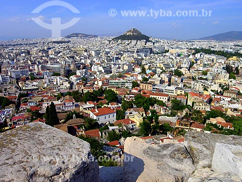  Subject: View of Athenas city with the Mount Lycabettus in the background / Place: Athens city - Greece - Europe / Date: 06/2008 