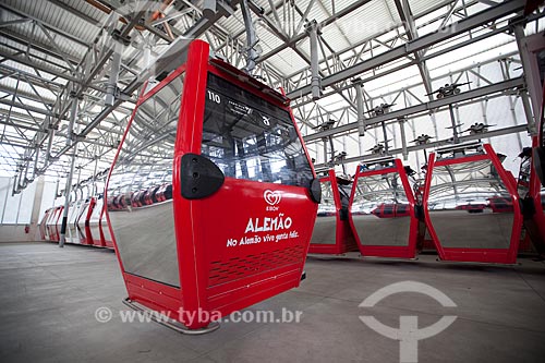  Subject: Station maintenance of the gondola of Alemao Cable Car - operated by SuperVia / Place: Bonsucesso neighborhood - Rio de Janeiro city - Rio de Janeiro (RJ) - Brazil / Date: 11/2012 