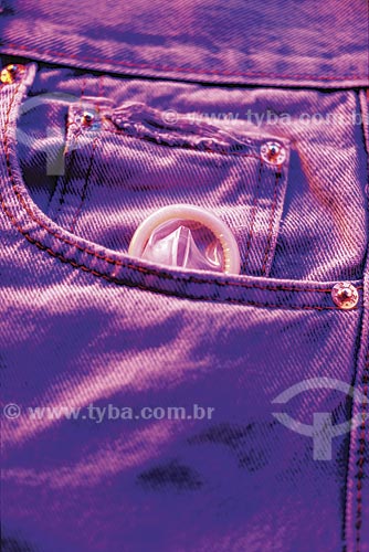  Subject: Detail of condoms in pocket / Place: Studio / Date: 09/2012 