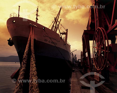  Subject: Ship at the Port of Sao Francisco do Sul / Place: Sao Francisco do Sul city - Santa Catarina state (SC) - Brazil / Date: 09/2002 