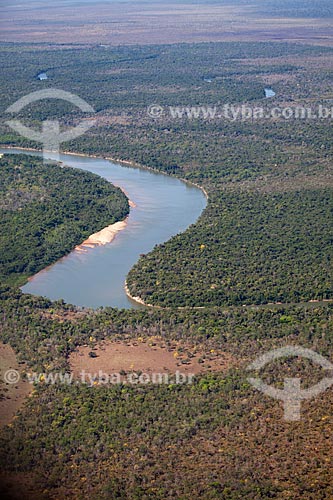  Subject: Aerial view of Xingu River / Place: Xingu Indigenous Park - Mato Grosso state (MT) - Brazil / Date: 08/2012 