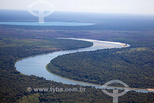  Subject: Aerial view of Xingu River / Place: Xingu Indigenous Park - Mato Grosso state (MT) - Brazil / Date: 08/2012 