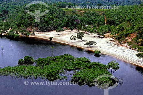  Subject: View of the Rio Negro and Amazon Rainforest / Place: Amazonas state (AM) - Brazil / Date: 04/2007 