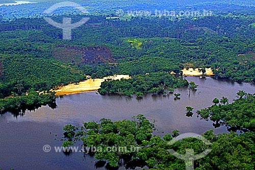  Subject: View of the Rio Negro and Amazon Rainforest / Place: Amazonas state (AM) - Brazil / Date: 04/2007 