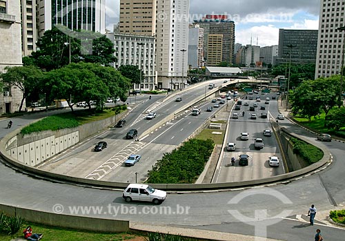  Subject: View of the Valley of Anhangabau / Place: Sao Paulo city - Sao Paulo state (SP) - Brazil / Date: 2007 