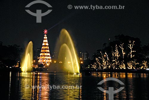  Subject: Christmas tree in Ibirapuera Park / Place: Ibirapuera neighborhood - Sao Paulo city - Sao Paulo state (SP) - Brazil / Date: 12/2007 