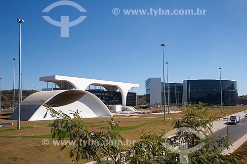  Subject: Cidade Administrativa Presidente Tancredo Neves - Tiradentes palace, Edifícios Minas e Gerais (Minas and Gerais Buildings) - Architectural project signed by Oscar Niemeyer  / Place: Belo Horizonte city - Minas Gerais state (MG) - Brasil / D 