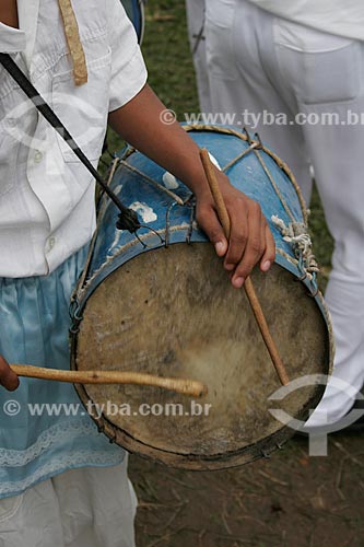  Subject: Drum used in Congada / Place: Justinopolis city - Minas Gerais state (MG) - Brazil / Date: 10/2005 