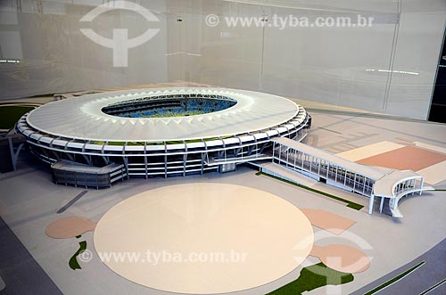  Subject: Mockup of new Maracana Stadium for the 2014 World Cup / Place: Maracana neighborhood - Rio de Janeiro city - Rio de Janeiro state (RJ) - Brazil / Date: 11/2012 