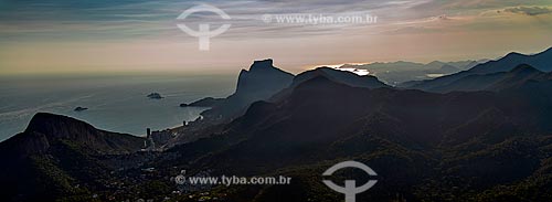  Subject: Tijuca National Park, Gavea Rock, Tijuca Massif and Barra da Tijuca neighborhood in the background / Place: Rio de Janeiro city - Rio de Janeiro state (RJ) - Brazil / Date: 12/2012 