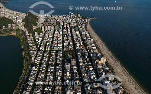  Subject: Aerial view of Ipanema / Place: Ipanema neighborhood - Rio de Janeiro city - Rio de Janeiro state (RJ) - Brazil / Date: 12/2012 