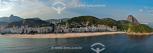  Subject: Aerial view of Copacabana and Leme Beaches / Place: Copacabana neighborhood - Rio de Janeiro city - Rio de Janeiro state (RJ) - Brazil / Date: 12/2012 