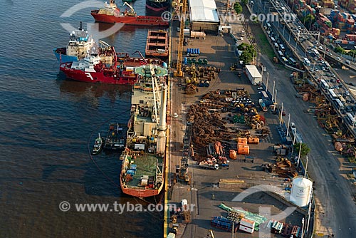  Subject: Aerial view of the Port of Rio de Janeiro / Place: Rio de Janeiro city - Rio de Janeiro state (RJ) - Brazil / Date: 12/2012 